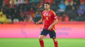 Aymeric Laporte lors du match Espagne-Serbie (3-0, Ligue des Nations), le 15 octobre 2024