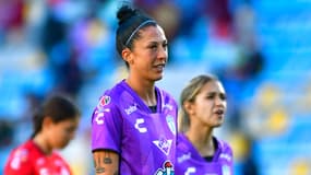 Jenni Hermoso avec le maillot du club mexicain de Pachuca, le 11 septembre 2023