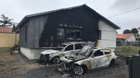 La maison et les voitures incendiées du maire de Saint-Brévin et de sa compagne.