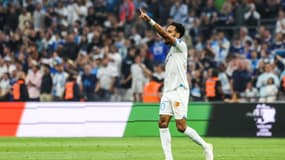 Pierre-Emerick Aubameyang avec l'OM, le 12 mai 2024.