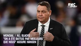 Mondial / All Blacks : "On a été battus par meilleurs que nous" assure Hansen