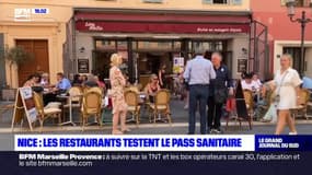 Nice: des restaurants testent le pass sanitaire avant le 9 août