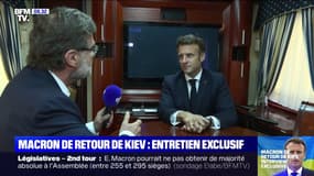 L'Ukraine bientôt dans l'UE ? "Un message envoyé à la Russie" estime Emmanuel Macron sur BFMTV