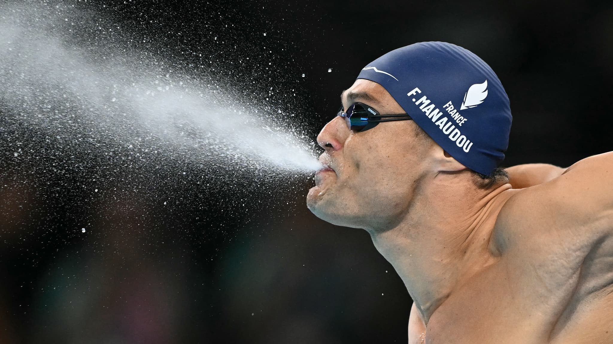 Florent Manaudou, aux JO de Paris 2024.