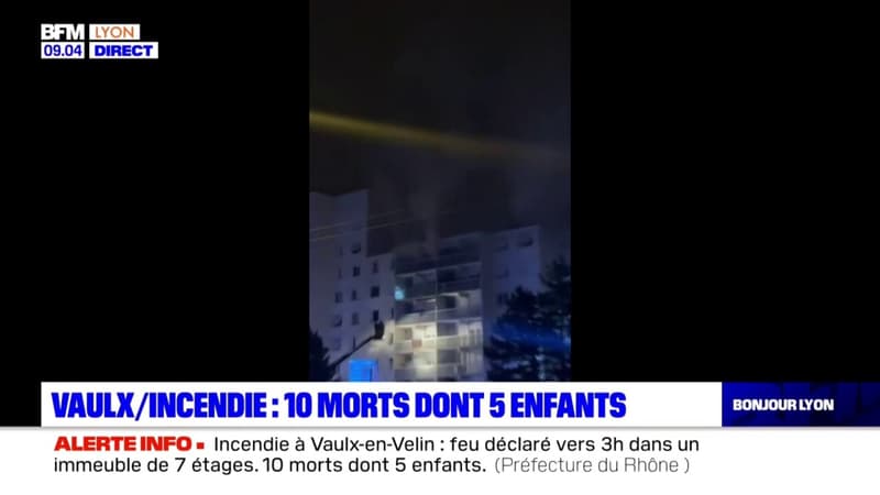 Vaulx-en-Velin: un témoin de l'incendie raconte
