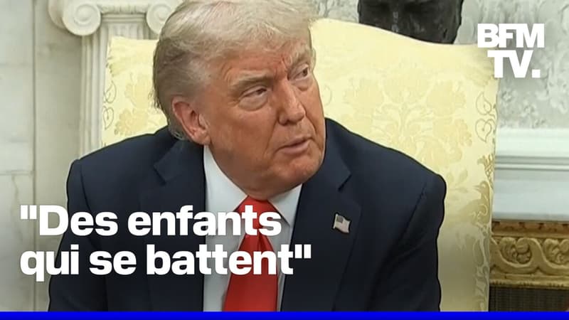 Donald Trump a comparé l'Ukraine et la Russie à 