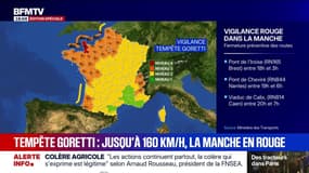 Tempête Goretti: 33 départements en vigilance, la Manche en rouge