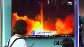 Test d'un missile balistique intercontinental de la Corée du Nord le 29 juillet dernier