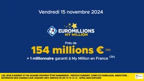 154 millions d'euros à gagner à l'Euromillions ce vendredi 15 novembre, et si c'était votre jour de chance ?