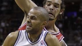 Tony Parker et Joakim Noah, rivaux en club, associés en sélection