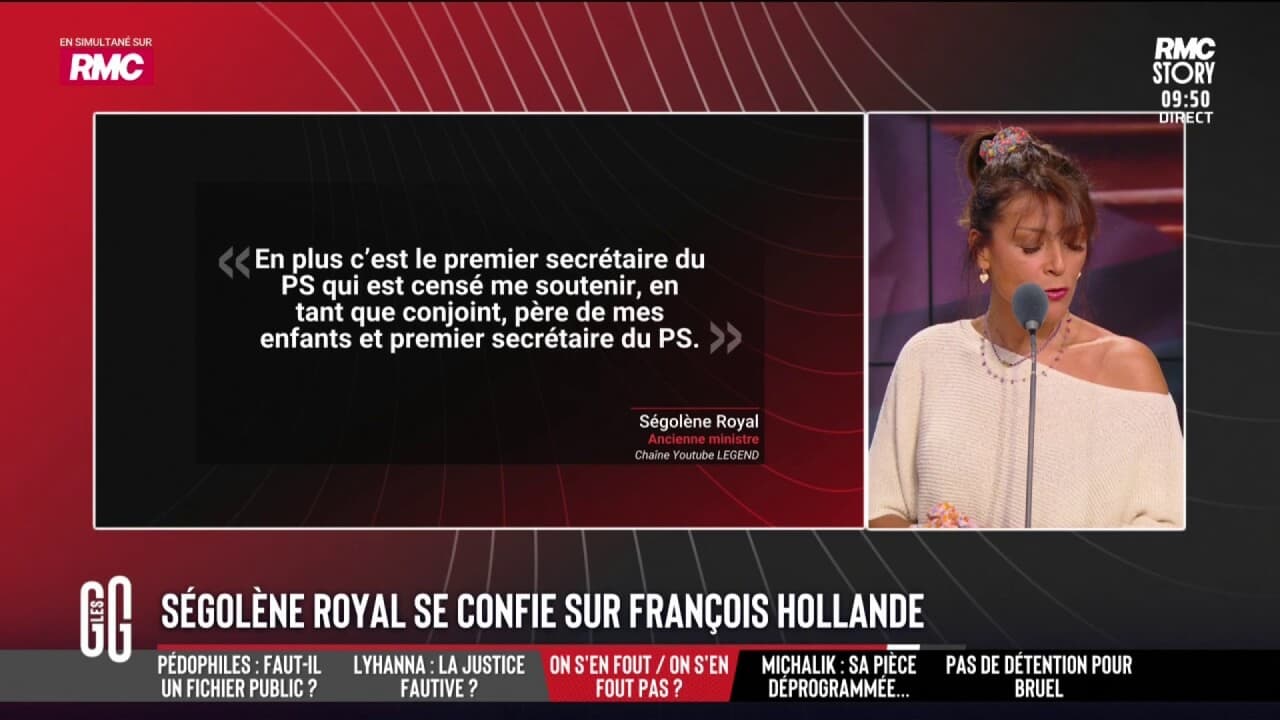 Ségolène Royal se confie sur François Hollande