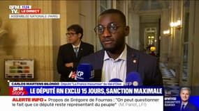 Propos jugés racistes: Carlos Martens Bilongo se dit "soulagé" de la sanction prise à l'égard de Grégoire de Fournas