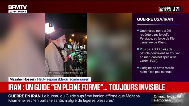 "Il est en pleine forme": un haut responsable du régime iranien évoque l'état de santé du Guide suprême