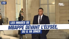 PSG : les images de Mbappé à l'Élysée, où il va dîner 