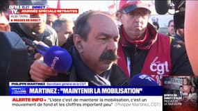 Retraites: Philippe Martinez (CGT) se dit "optimiste" et évoque un "besoin de hausser le ton"
