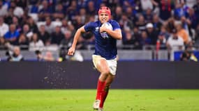 Louis Bielle-Biarrey face à l'Italie, le 6 octobre 2023.