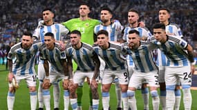 L'équipe d'Argentine avant la finale de la Coupe du monde 2022 face à la France
