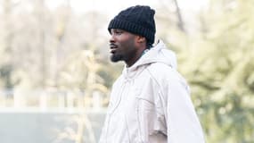 Marcus Thuram arrivant à Clairefontaine, le 17 mars 2025