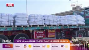 Des camions d’aide humanitaire vont entrer dans la bande de Gaza
