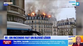 Paris: un blessé après un incendie dans le 8e arrondissement