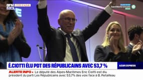 Alpes-Maritimes: le député Éric Ciotti élu président des Républicains