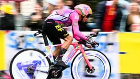 Rigoberto Uran lors du prologue du Tour de France.