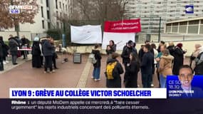 Lyon: les enseignants du collège Victor-Schoelcher en grève