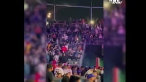Bagarre générale dans les tribunes pendant le combat de boxe entre Ruiz et Arreola