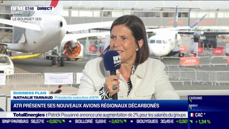 ATR présente ses nouveaux avions régionaux décarbonés: 