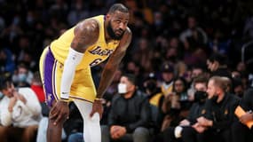 La superstar Lebron James durant le match opposant les Lakers à Phoenix mardi soir à Los Angles. 
