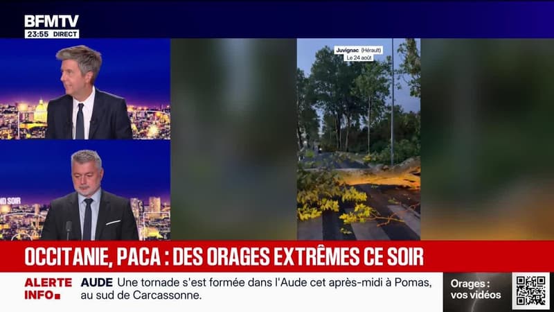 Provence, PACA : des orages extrêmes ce soir - 25/08
