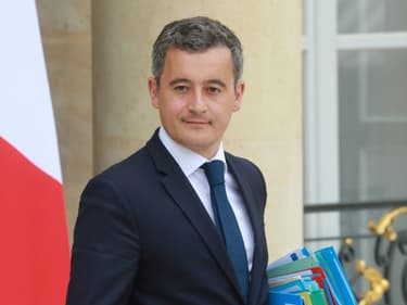 Gérald Darmanin à l'Elysée le 15 juillet 2020