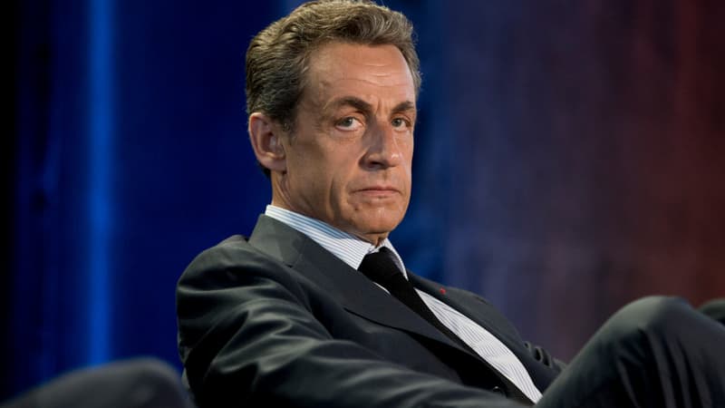 Nicolas Sarkozy, président du parti Les Républicains