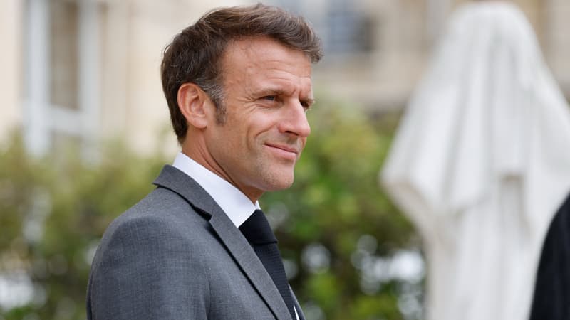 Emmanuel Macron, le 21 juin 2023