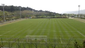 Un terrain de foot (illustration)