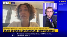 Assises de la santé scolaire: des annonces insuffisantes pour Saphia Guereschi