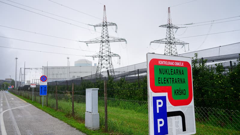 La centrale nucléaire de Krško, au sud-est de la Slovénie, le 5 août 2023 (photo d'illustration).