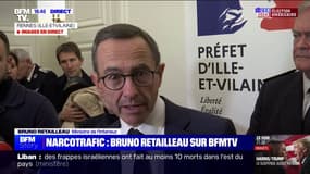 Trafic de drogue: "On a un énorme défi à relever", déclare Bruno Retailleau