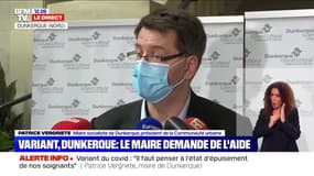Patrice Vergriete (maire de Dunkerque): "Nous ne nous opposerons pas à un confinement"