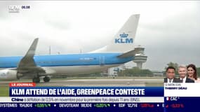 KLM attend de l'aide, Greenpeace conteste