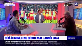 Kop Nord: déjà éliminé de la coupe de France, Lens débute mal l'année 2024