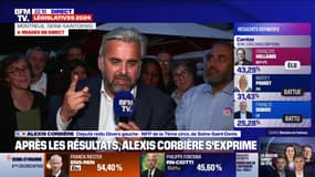 "Je vous annonce que je suis réélu, sans doute avec plus de 57% des voix": Alexis Corbière se félicite de sa réélection en Seine-Saint-Denis
