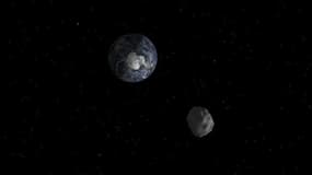 Un astéroïde va "frôler" la Terre ce vendredi, passant à moins de 28.000 km de la surface à la vitesse de 13 kilomètres par seconde. Jamais un objet de cette taille n'a pu être observé d'aussi près par les astronomes sans le moyen d'une sonde spatiale. /I