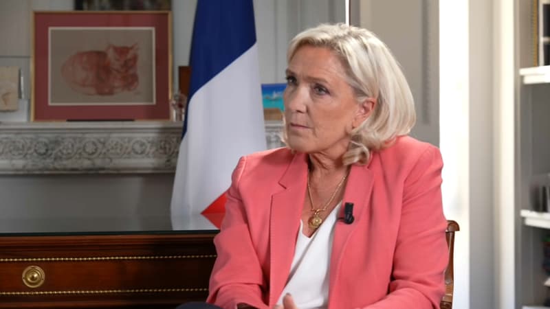 "Disproportionné" et "injustifiable": Marine Le Pen attaque Emmanuel Macron après les tensions avec Giorgia Meloni sur la mort de Quentin Deranque