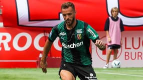 Jonathan Gradit avec Lens contre Ajaccio, le 14 août 2022