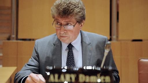 Damien Alary, président PS du conseil général du Gard, le 29 septembre 2014 à Montpellier, jour de son élection à la présidence du conseil régional de Languedoc-Roussillon