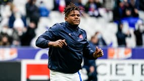 Jonathan Danty avec le XV de France.