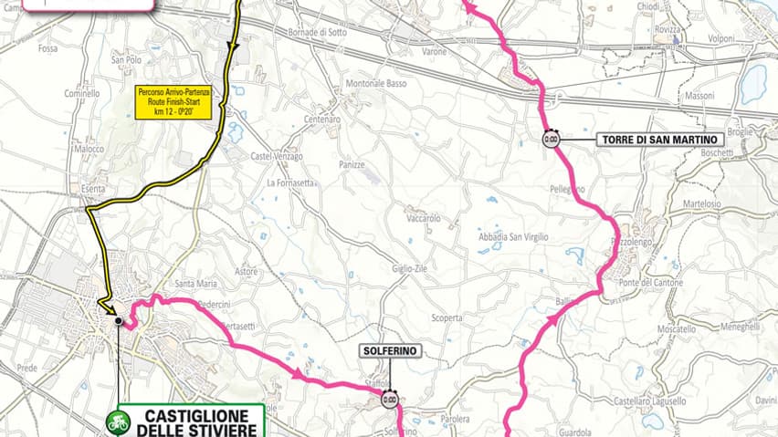 Le parcours de la 14e étape du Tour d'Italie Le parcours de la 14e étape du Tour d'Italie