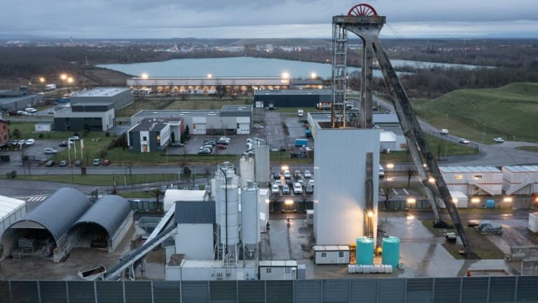 Le site de Stocamine à Wittelsheim, dans le Haut-Rhin, le 11 janvier 2023