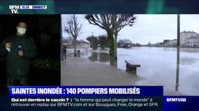Saintes inondée: 140 pompiers mobilisés - 06/02